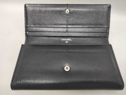 CHANEL Camellia Long Wallet