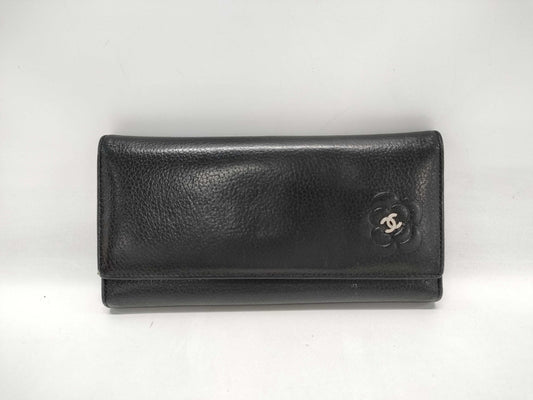 CHANEL Camellia Long Wallet