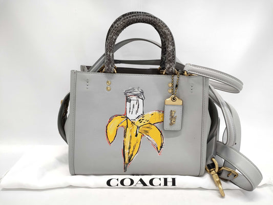 COACH Jean Michel 2-Way Handbag G2080-6688 Gray