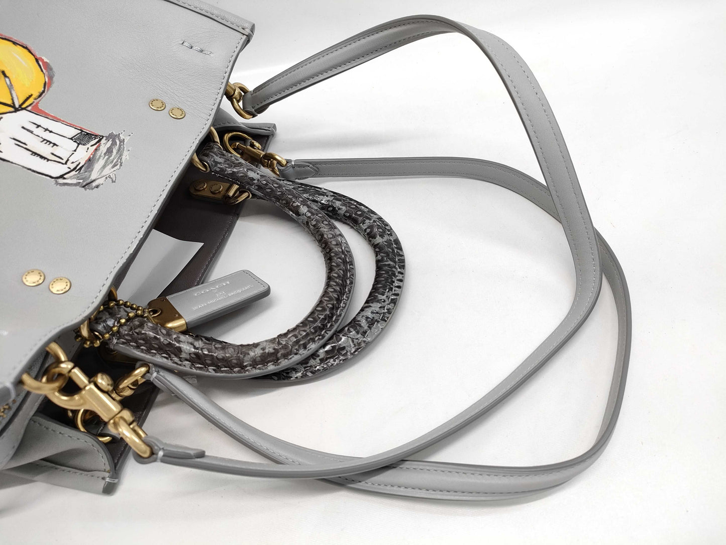 COACH Jean Michel 2-Way Handbag G2080-6688 Gray