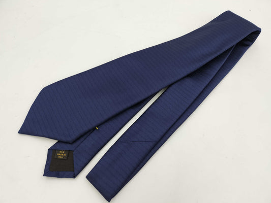 LOUIS VUITTON Tie Blue Logo Design Tie