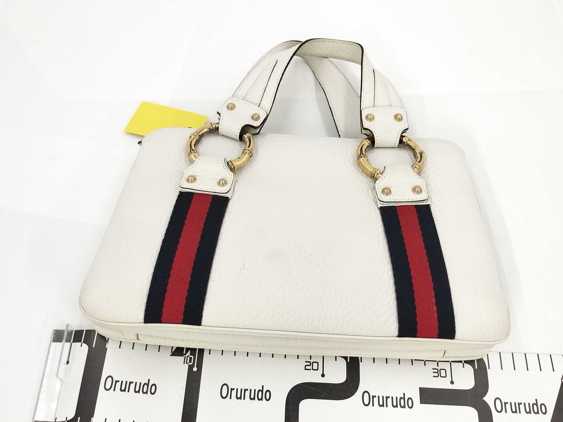 GUCCI 131324 White Handbag