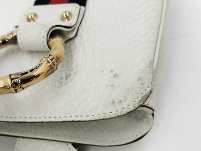 GUCCI 131324 White Handbag