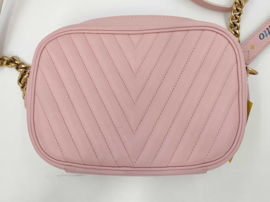 LOUIS VUITTON Monogram M53683 New Wave Camera Bag Pink Shoulder Bag