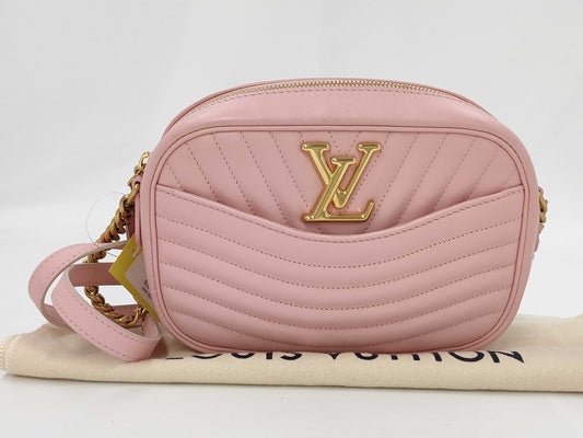LOUIS VUITTON Monogram M53683 New Wave Camera Bag Pink Shoulder Bag