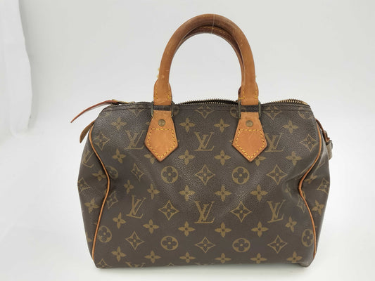 LOUIS VUITTON Monogram Speedy 25 Boston Bag