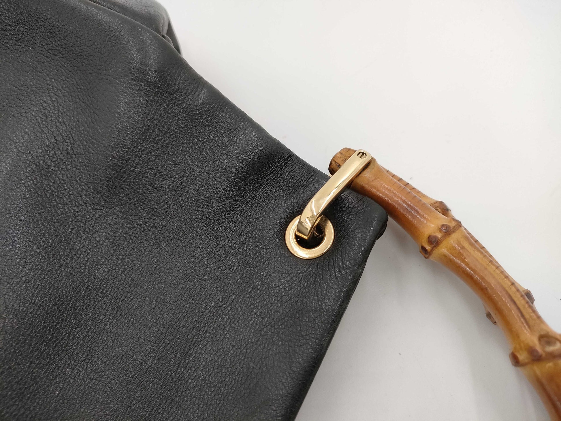 GUCCI Bamboo 000・3444・0580 Handbag Handbag