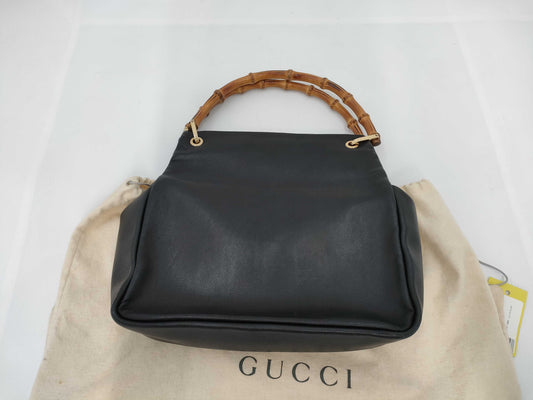 GUCCI Bamboo 000・3444・0580 Handbag Handbag