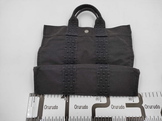 HERMES Air Line Tote PM Gray Handbag