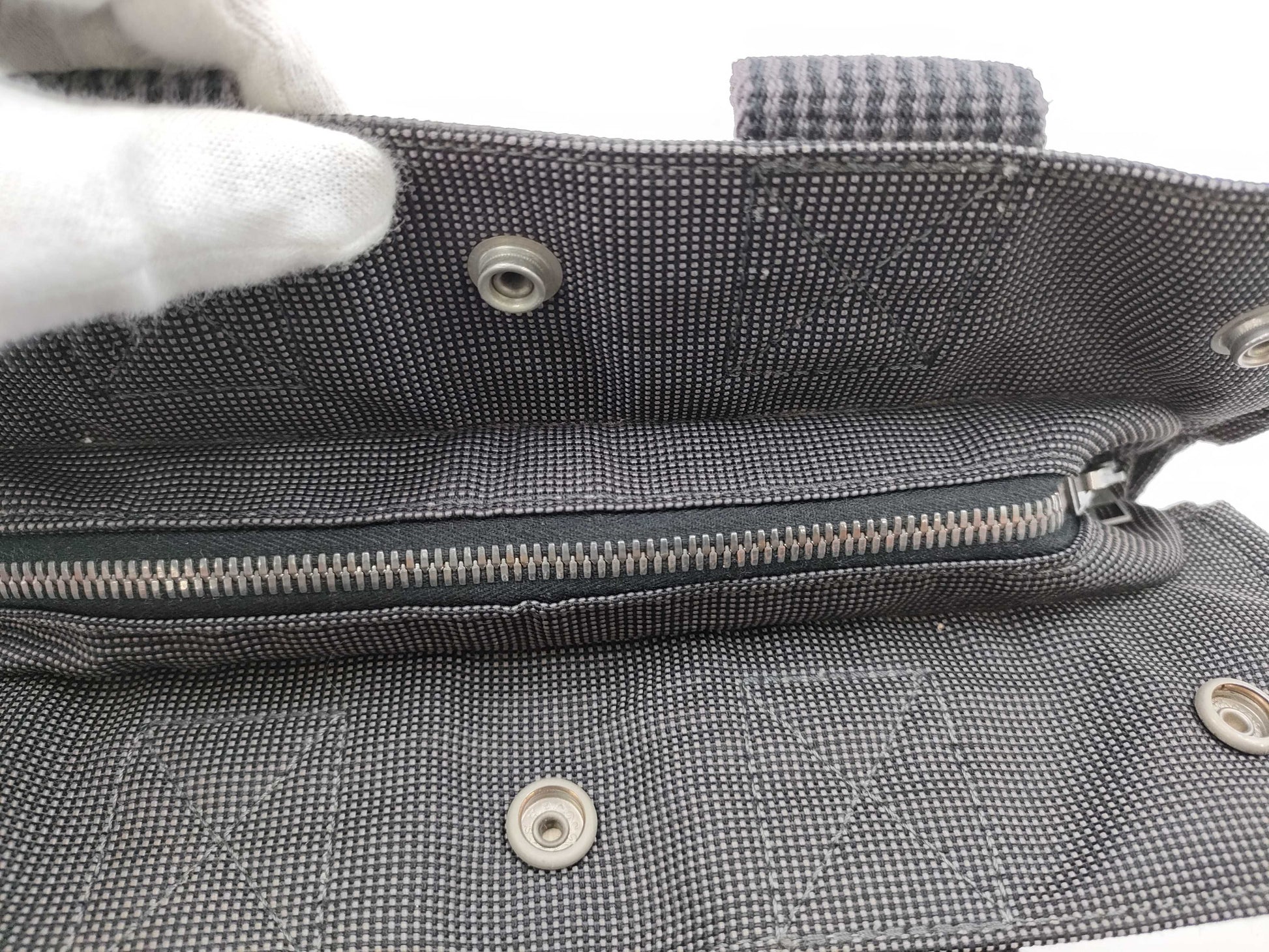 HERMES Air Line Tote PM Gray Handbag