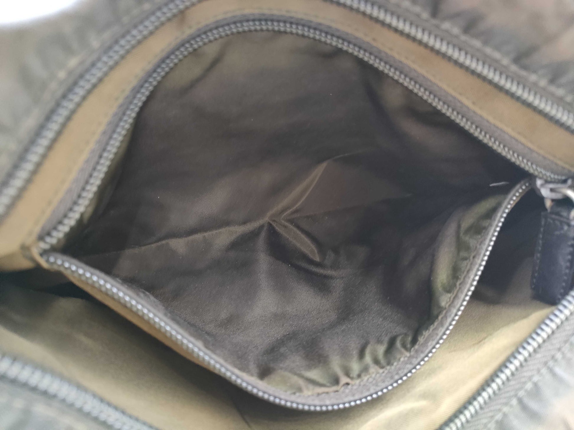 PRADA Nylon Shoulder Bag with No Gusset