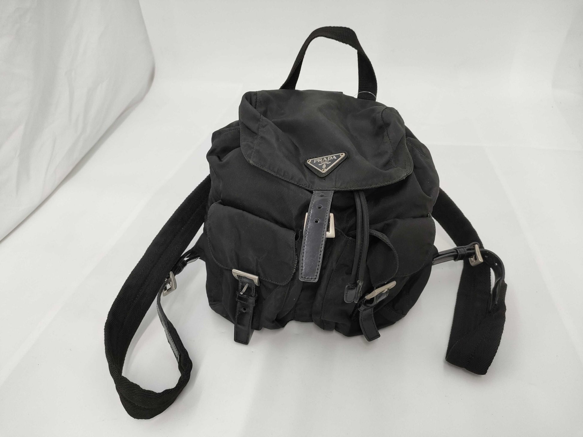 PRADA Nylon Black Mini Backpack
