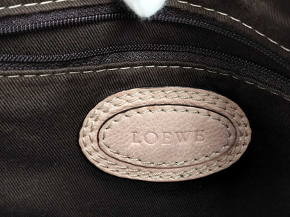 LOEWE Anagram Madrid Leather Tote Handbag