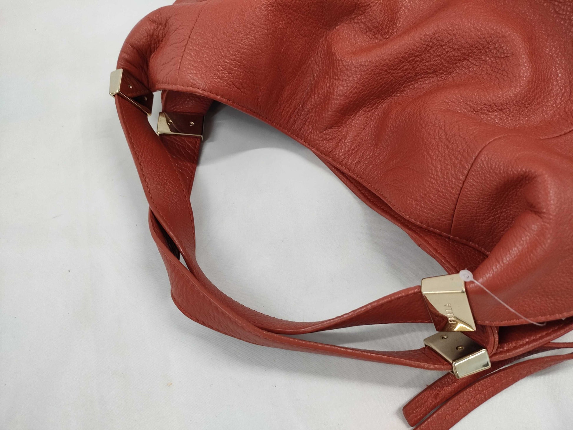 FURLA 2-way leather handbag/shoulder bag