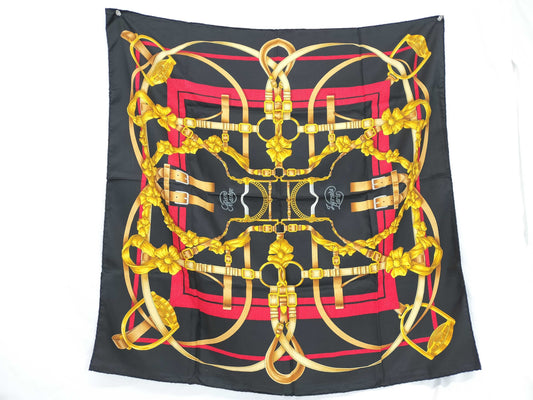 HERMES Carre Carre GRAND MANAGE Scarf