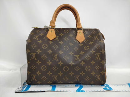 LOUIS VUITTON Monogram Speedy Handbag with Broken Zipper Pull