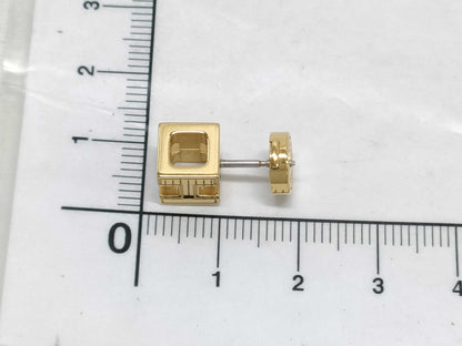 HERMES H Cube Earrings