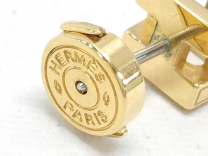HERMES H Cube Earrings