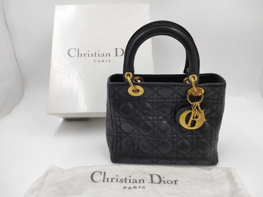 Dior Lady Dior Lamb Handbag