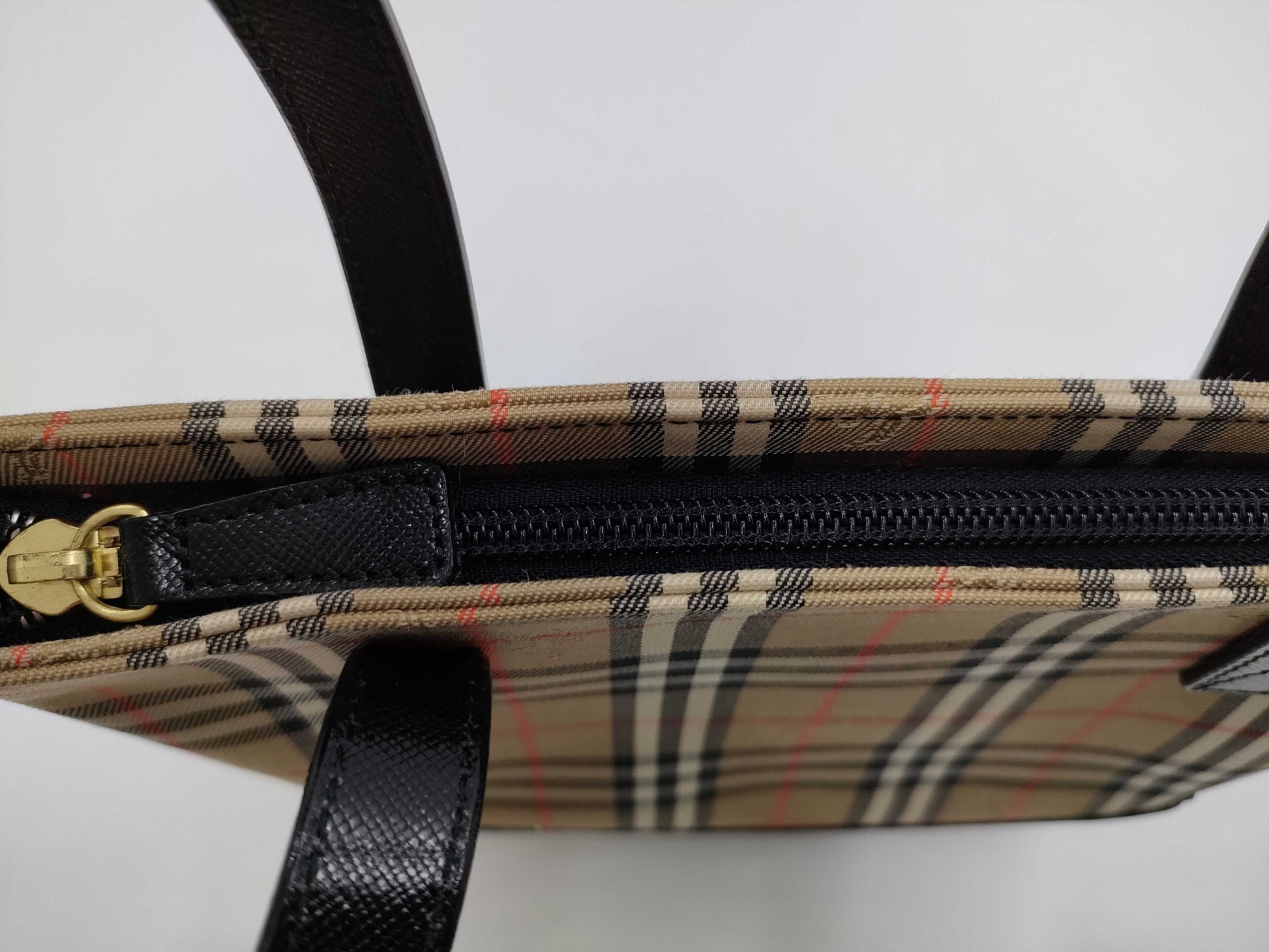 BURBERRY Check Handbag