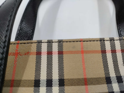 BURBERRY Check Handbag