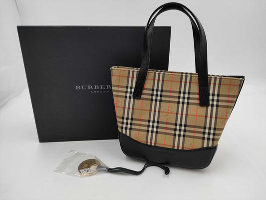 BURBERRY Check Handbag