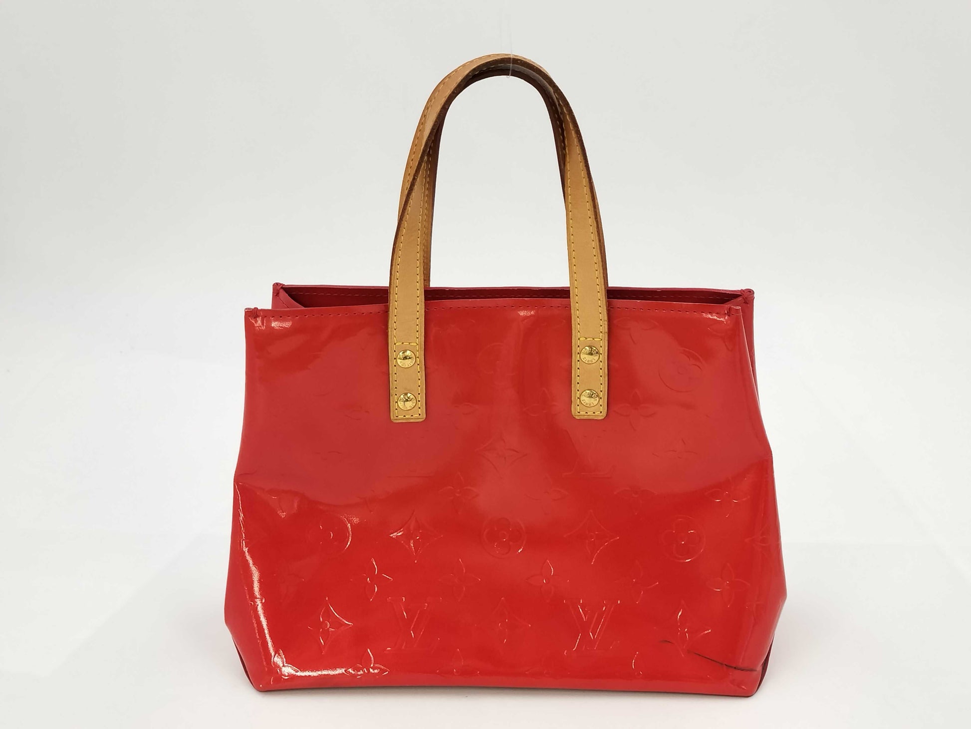 LOUIS VUITTON Vernis Reed PM Handbag