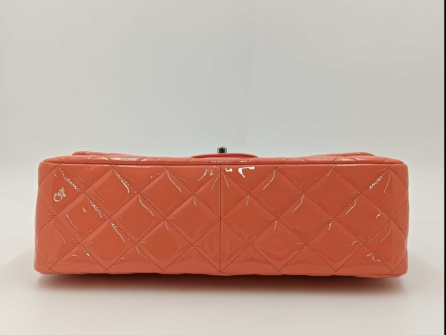 CHANEL No. 21 Enamel Matelasse Pink Shoulder Bag