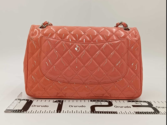 CHANEL No. 21 Enamel Matelasse Pink Shoulder Bag