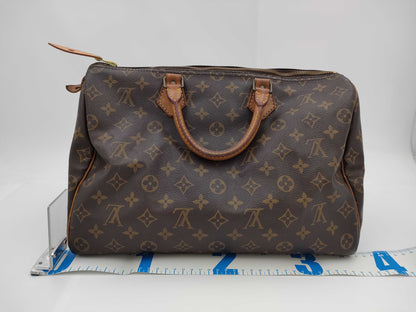 LOUIS VUITTON Monogram Speedy 35 Boston Bag