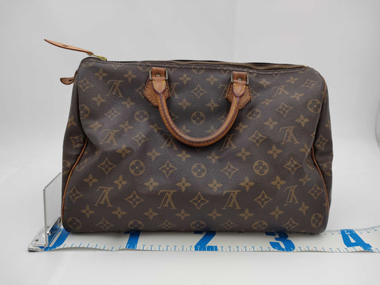 LOUIS VUITTON Monogram Speedy 35 Boston Bag