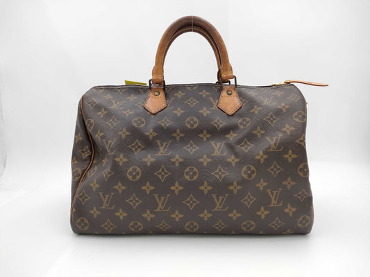 LOUIS VUITTON Monogram Speedy 35 Boston Bag