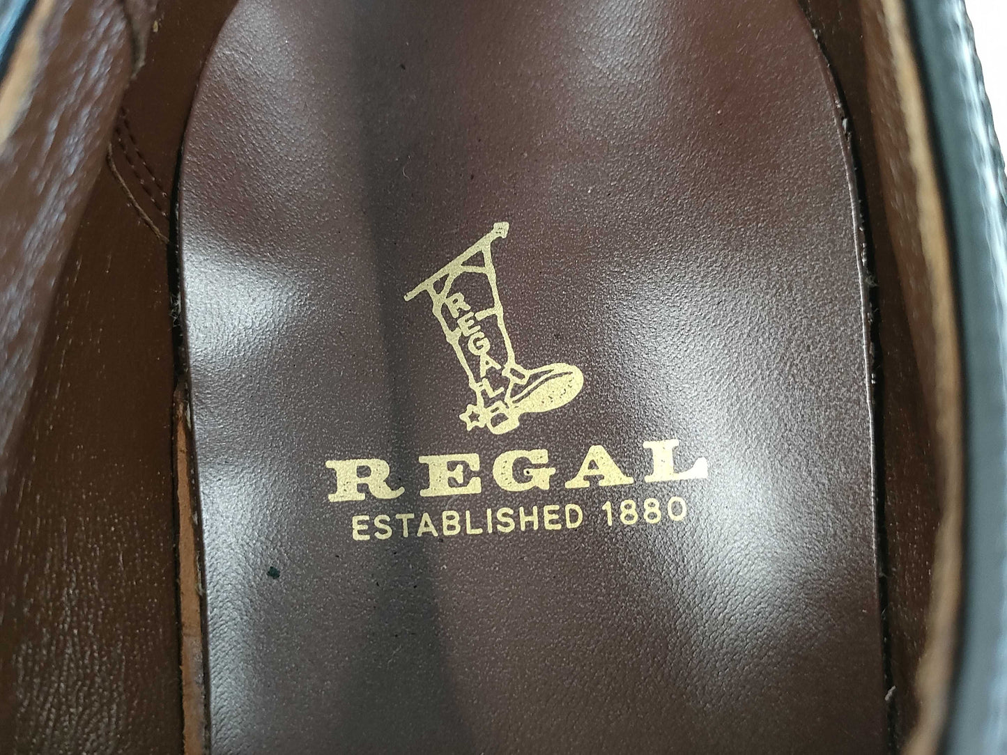 REGAL Wingtip Black 27 2/1 EE Business Shoes