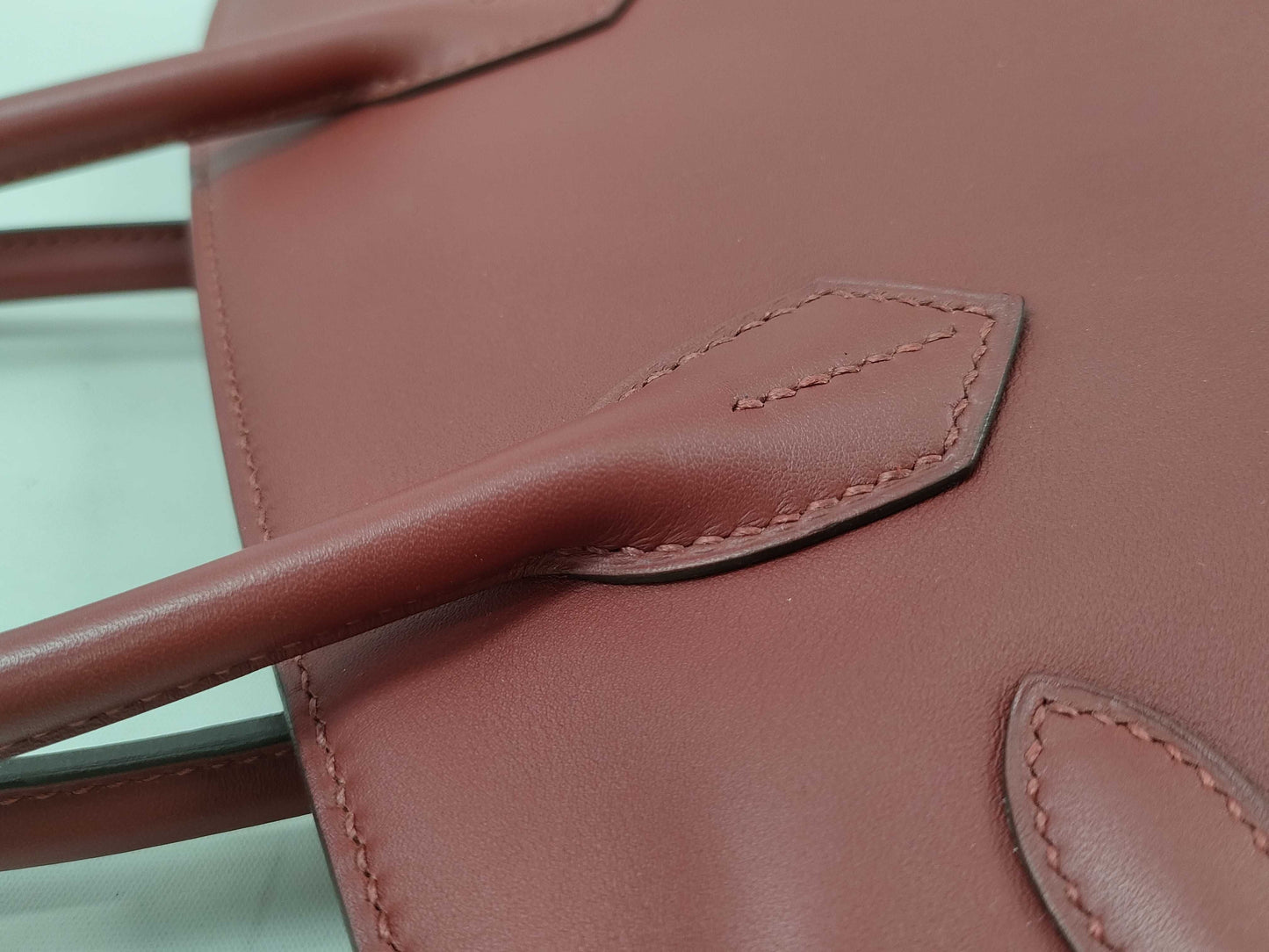 HERMES Birkin 30 Swift Leather Handbag with B Stamp