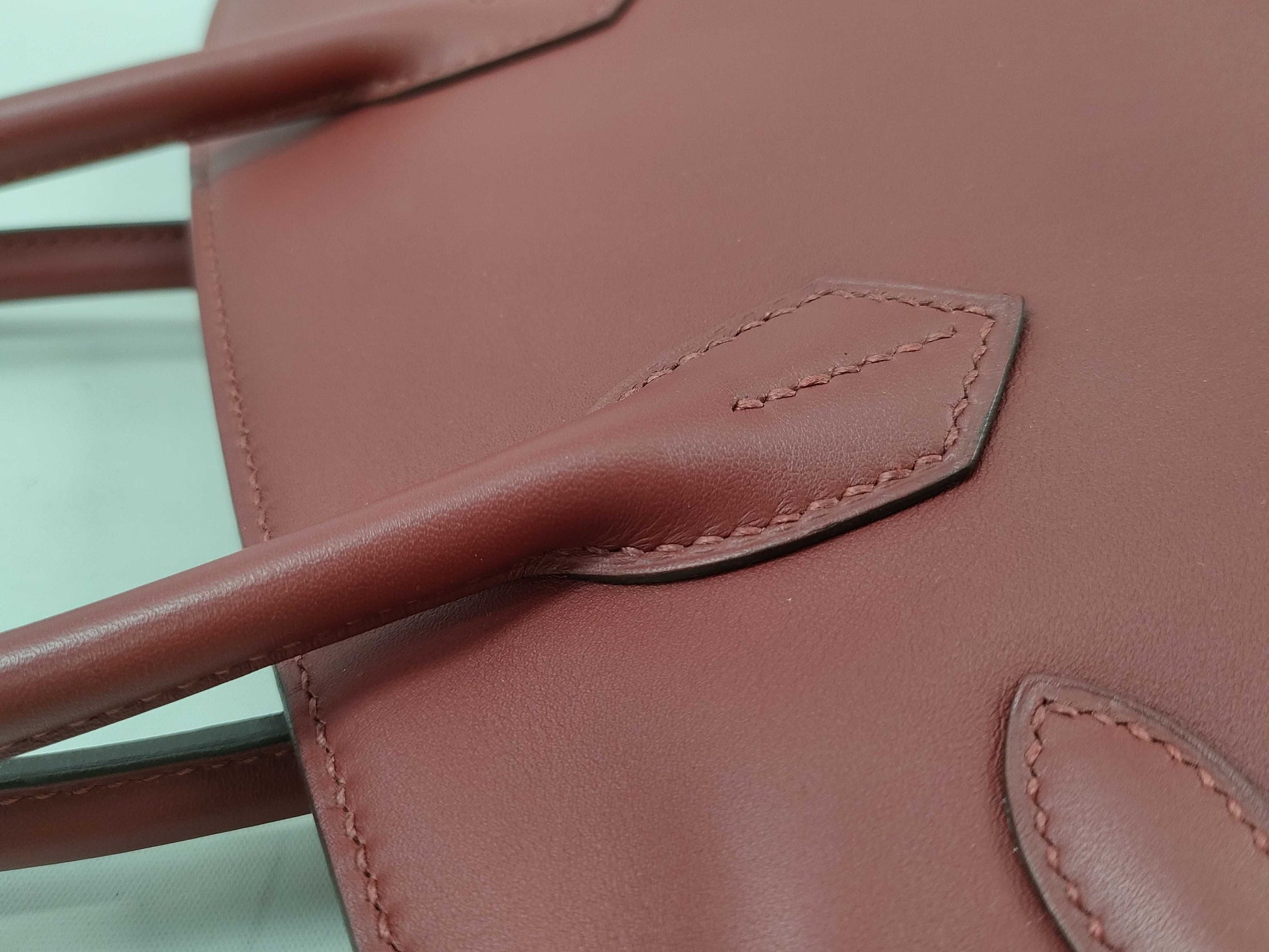 HERMES Birkin 30 Swift Leather Handbag with B Stamp