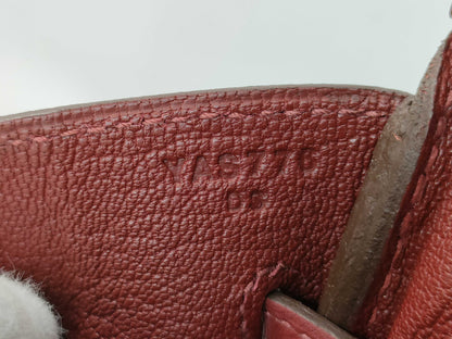 HERMES Birkin 30 Swift Leather Handbag with B Stamp