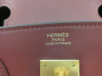 HERMES Birkin 30 Swift Leather Handbag with B Stamp