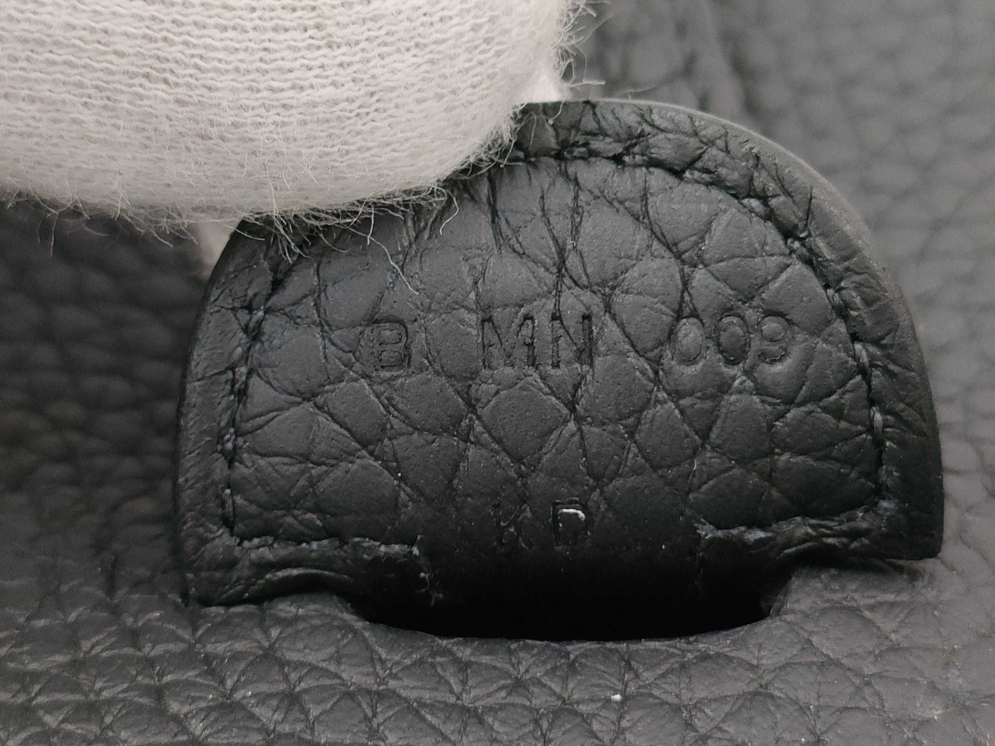 HERMES Evelyn III PM B Stamp Taurillon Black Shoulder Bag