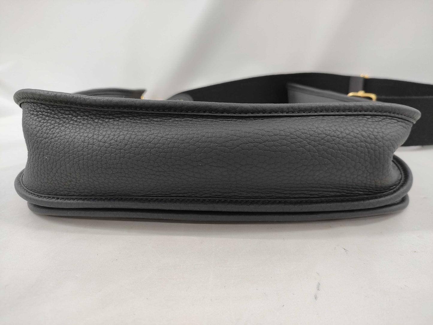 HERMES Evelyn III PM B Stamp Taurillon Black Shoulder Bag