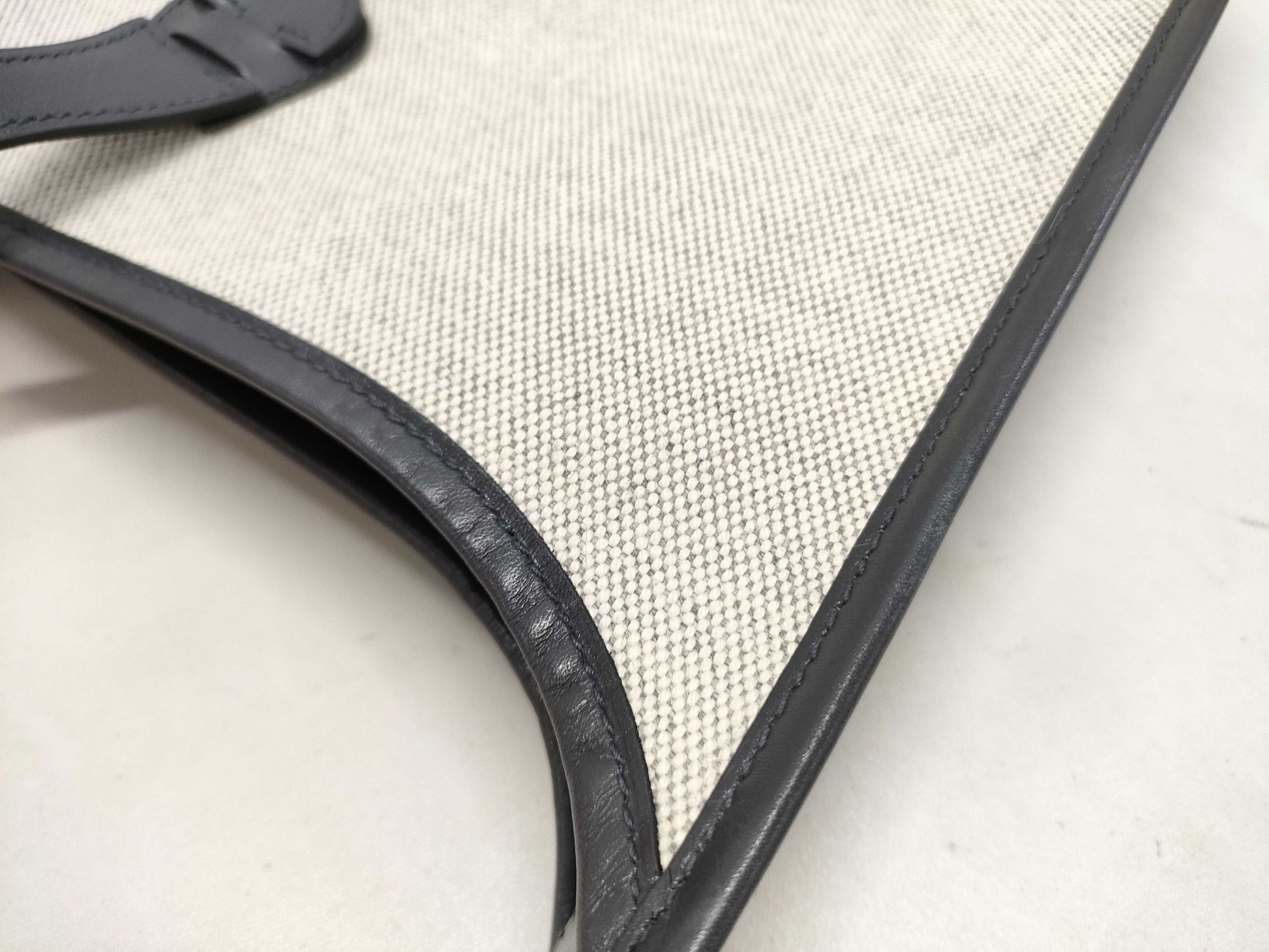 HERMES □K Evelyn Evelyn 1 Toile H Shoulder Bag