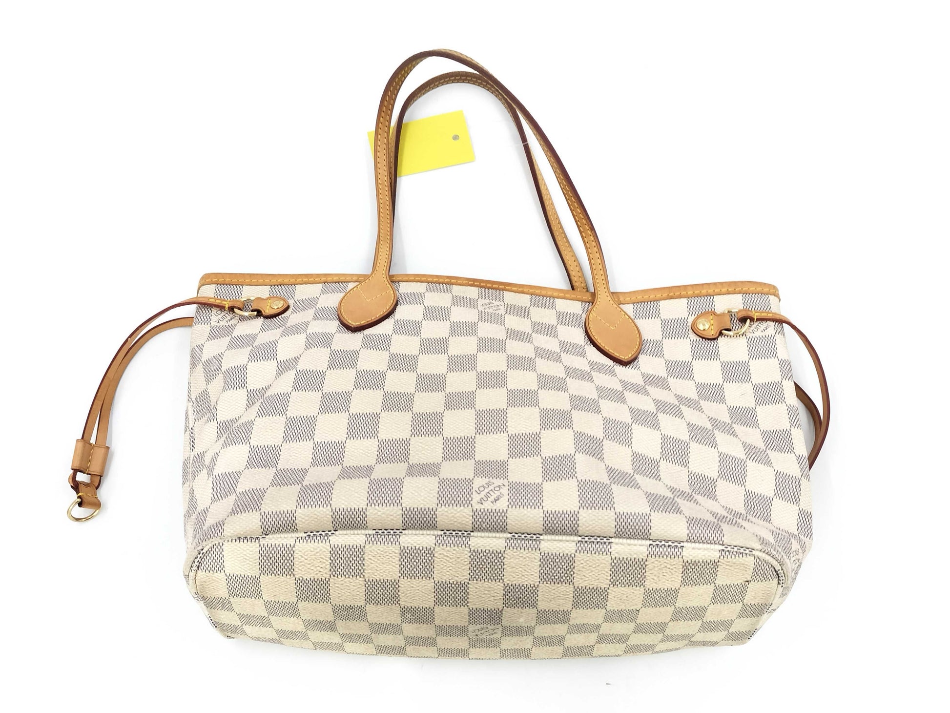 LOUIS VUITTON Damier N51110 Damier Azur Neverfull PM Tote Bag