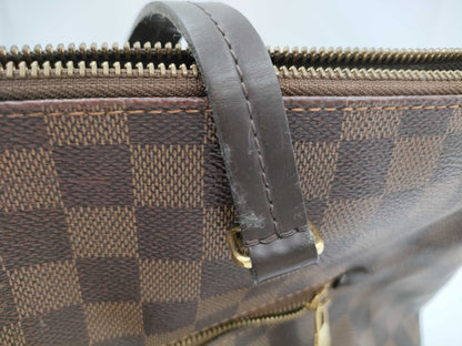 LOUIS VUITTON FL2168 Damier Iena PM Tote Bag, Surface Burned