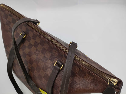 LOUIS VUITTON FL2168 Damier Iena PM Tote Bag, Surface Burned