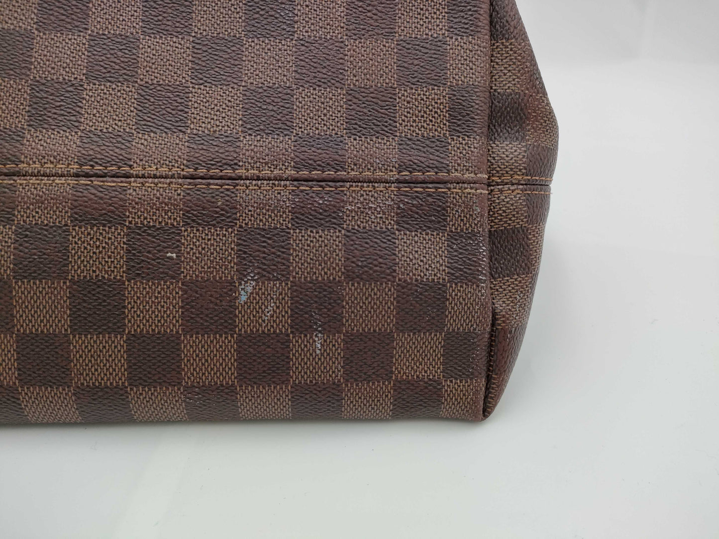 LOUIS VUITTON FL2168 Damier Iena PM Tote Bag, Surface Burned