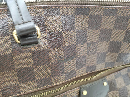 LOUIS VUITTON FL2168 Damier Iena PM Tote Bag, Surface Burned