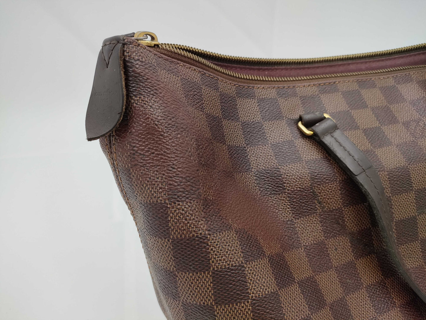LOUIS VUITTON FL2168 Damier Iena PM Tote Bag, Surface Burned
