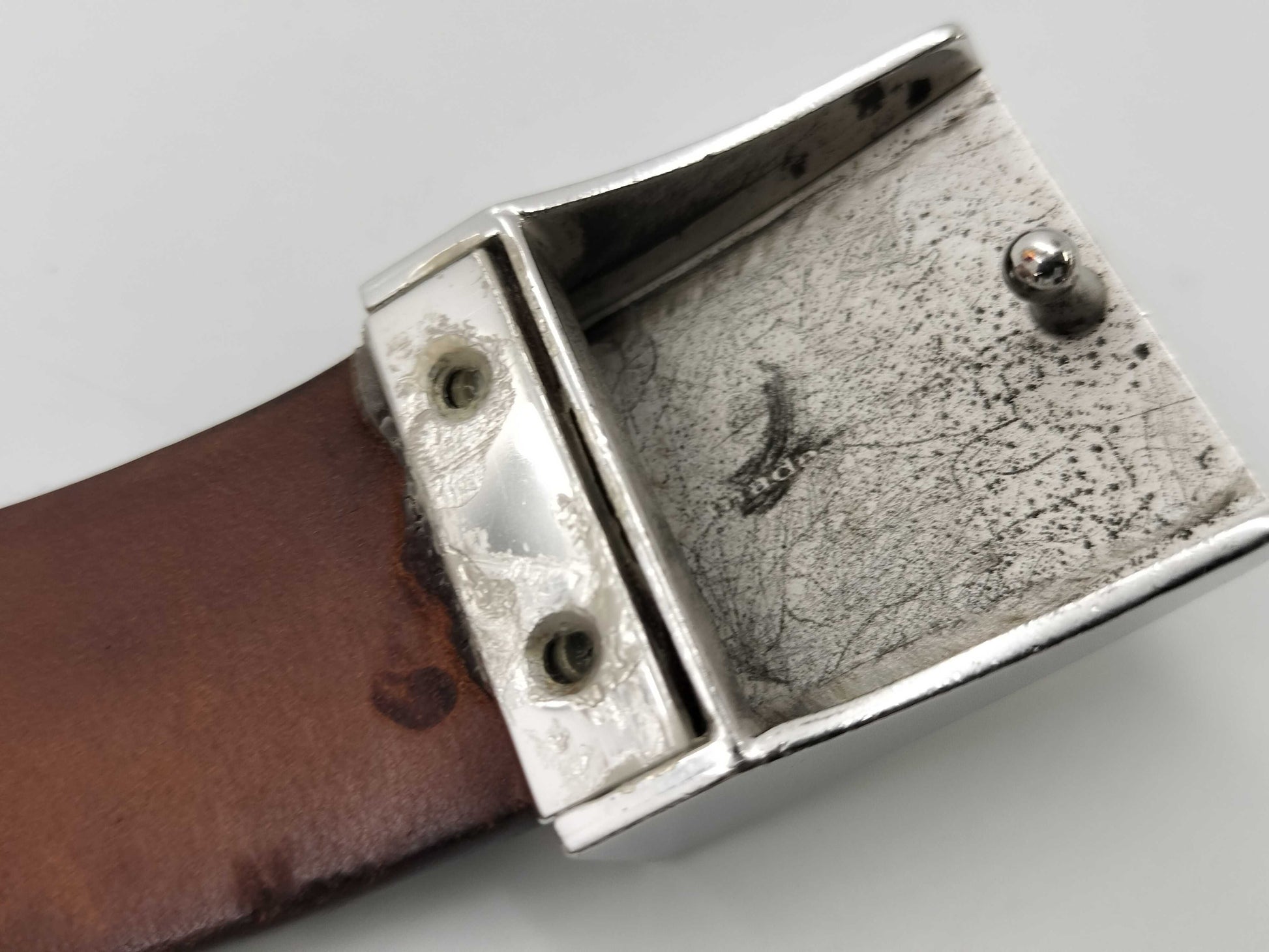 LOUIS VUITTON Monogram Centurion Carre LB0093 Belt