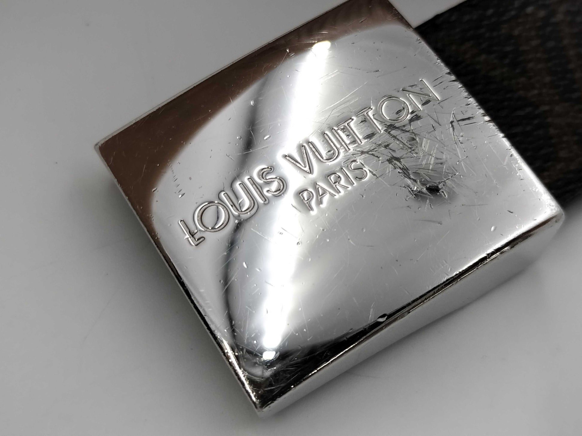 LOUIS VUITTON Monogram Centurion Carre LB0093 Belt
