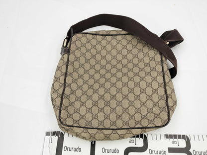 GUCCI GG Supreme Shoulder Bag Brown 201443 Shoulder Bag
