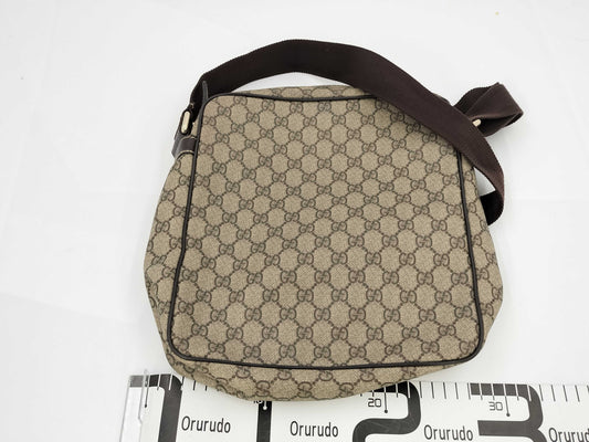 GUCCI GG Supreme Shoulder Bag Brown 201443 Shoulder Bag